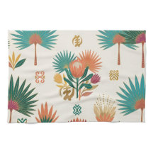 Goldene Oase Tropische Botanische Untersetzer