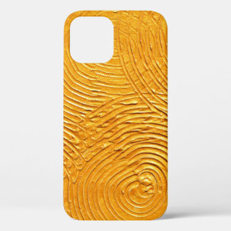 Goldene Oberfläche, goldener Hintergrund, Malerei Case-Mate iPhone Hülle