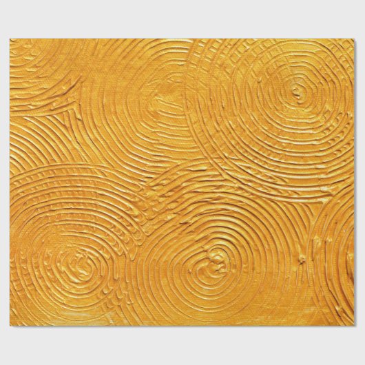 Goldene Oberfläche, goldener Hintergrund, Malerei Geschenkpapier (Flach)