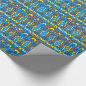 Goldene Olive Geschenkpapier (Ecke)