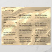 Goldene Opal-Broschüre Preisliste Muschel Holograf (Rückseite)