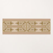 Goldene Opulenz Yogamatte (Vorderseite (Horizontal))