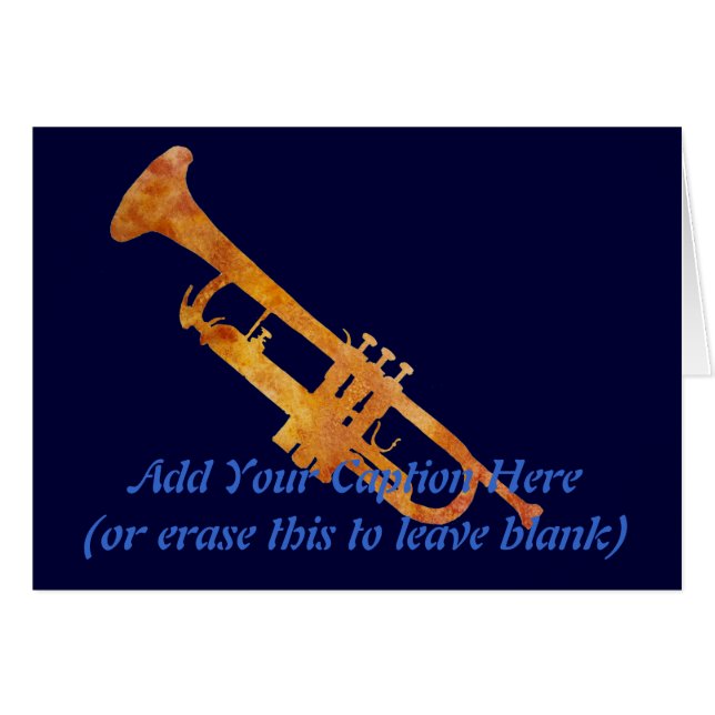 Goldene orange Trompete (Vorderseite (Horizontal))