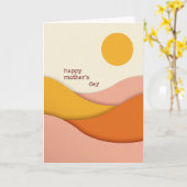 Goldene Orb Muttertagskarte Karte (Gelbe Blume)