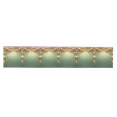 Goldene Ornamente Feiertags Tischläufer (Horizontal)