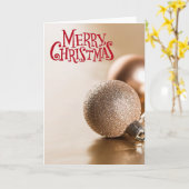 goldene Ornamente Karte (Gelbe Blume)