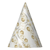 Goldene Ornamente Weihnachten Partyhütchen (Links)
