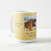 Goldene Osteosarcoma Seite-an-Seite Ehrung Kaffeetasse (Vorderseite Links)