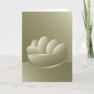 Goldene Ostereier Feiertagskarte