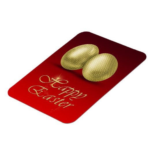 Goldene Ostereier - Flexible Magnet (Linke Seite)