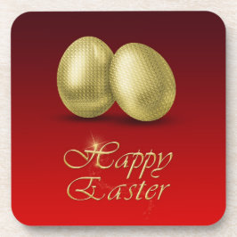 Goldene Ostereier - Kunststoff-Untersetzer Untersetzer
