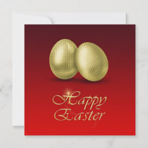 Goldene Ostereier - Osterbrunch - Einladung