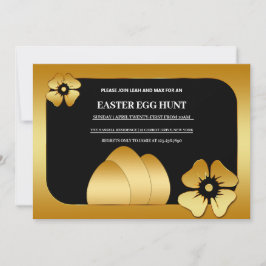 Goldene Osterfeiertage Einladung zur Eizelljagd