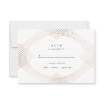 Goldene Oval Geometrische Art Deco Gatsby Hochzeit