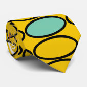 Goldene Ovale der 1970er Jahre Krawatte (Gerollt)