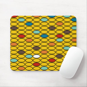Goldene Ovale der 1970er Jahre Mousepad