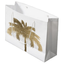 Goldene Palme Große Geschenktüte