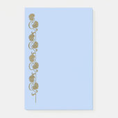 "goldene" Palme Post-it Klebezettel (Vorderseite)