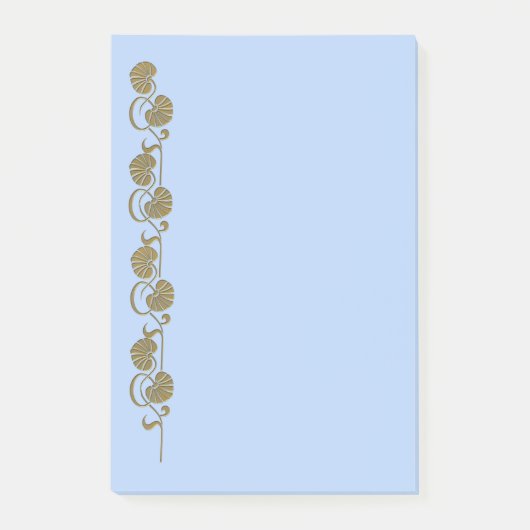 "goldene" Palme Post-it Klebezettel (Vorderseite)