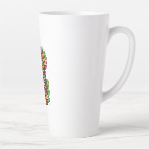 Goldene Palmkrone Tiki-Latte-Mug Milchtasse
