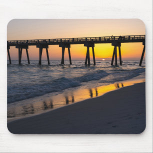 Goldene Panama City Sonnenuntergangs-Reflexions-Ma Mousepad