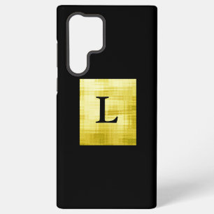 Goldene Paneele Schwarz-II Samsung Galaxy Hülle