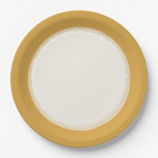 Goldene Pappteller (Vorderseite)