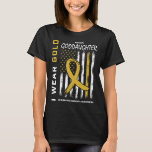 Goldene Patentochter Bewusstsein für Kinderkrebs A T-Shirt