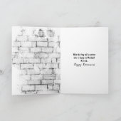 Goldene Pensionskasse in roter T - Shirt Karte (Innenseite)