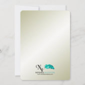 Goldene Perle 30. Hochzeitstag Einladung (Rückseite)