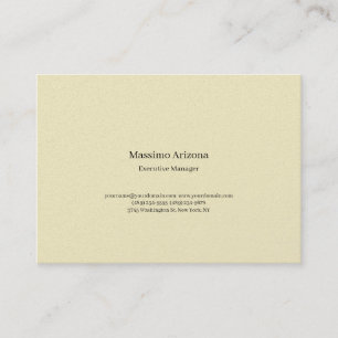 Goldene Perle Schlichte Moderne Minimailst Profess Visitenkarte