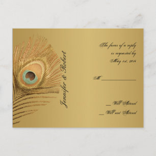 Goldene Pfaue UAWG Postkarte