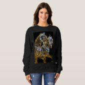 Goldene Pferde Sweatshirt (Vorne ganz)
