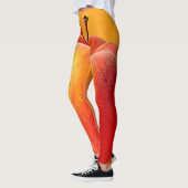 Goldene Pfirsich-Perfektion-Design Leggings (Links)