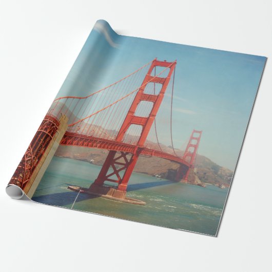 Goldene Pforte Brücke Geschenkpapier (Ungerollt)
