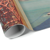 Goldene Pforte Brücke Geschenkpapier (Rolleneckpunkt)