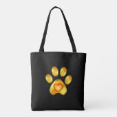Goldene Pfote Tasche (Rückseite)