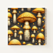 Goldene Pilze Notizblock (Rückseite)