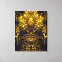 Goldene Plasma-Energie-Fraktal-Kunst