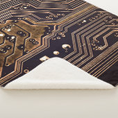 Goldene Platine. Elektronische Computerhardware Sherpadecke (3/4)