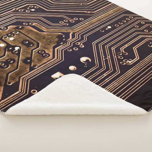 Goldene Platine. Elektronische Computerhardware Sherpadecke (3/4)