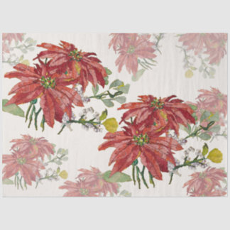 Goldene Poinsettie | Fine Art Scatter Weihnachten Seidenpapier