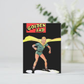 Goldene Postkarte (Stehend Vorderseite)