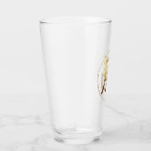 Goldene Prägung für Pferdejahr Symbol Glass Cup Glas (Rechts)