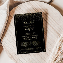 Goldene Praxis macht das Abendessen zu einer perfe Einladung