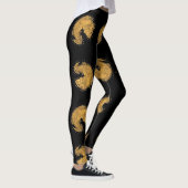 Goldene Print-Leggings Leggings (Rechts)