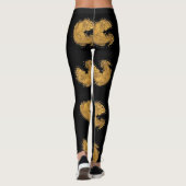 Goldene Print-Leggings Leggings (Rückseite)