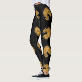 Goldene Print-Leggings Leggings (Links)