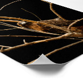 Goldene Print Poster (Ecke)
