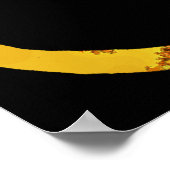 Goldene Printwerbung Poster (Ecke)